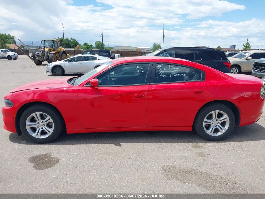 2022 Dodge Charger Sxt Rwd VIN: 2C3CDXBG1NH207802 Lot: 39610294