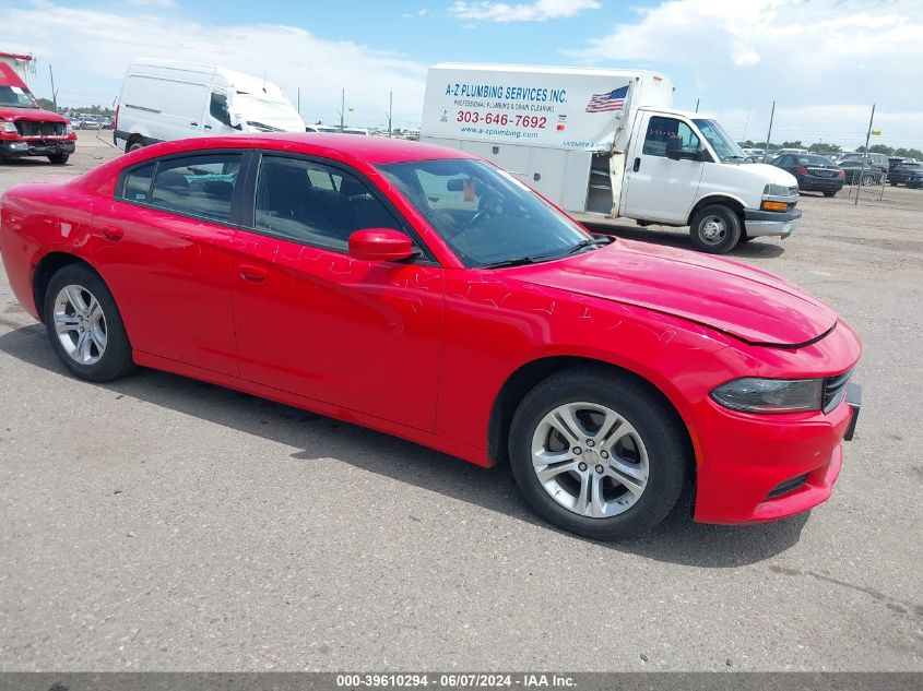 2022 Dodge Charger Sxt Rwd VIN: 2C3CDXBG1NH207802 Lot: 39610294