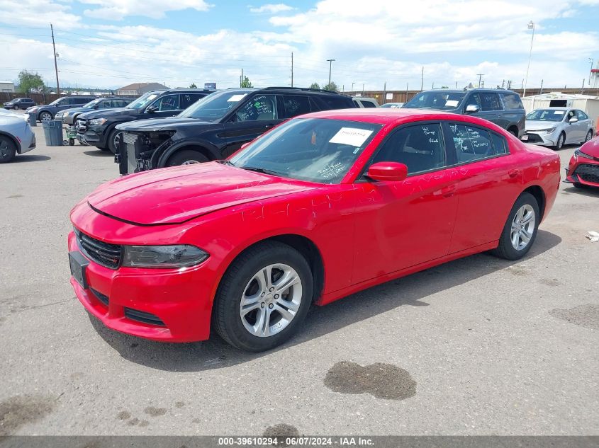 2022 Dodge Charger Sxt Rwd VIN: 2C3CDXBG1NH207802 Lot: 39610294