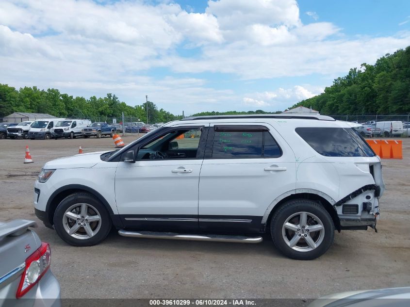 2019 Ford Explorer Xlt VIN: 1FM5K7D82KGA49666 Lot: 39610299
