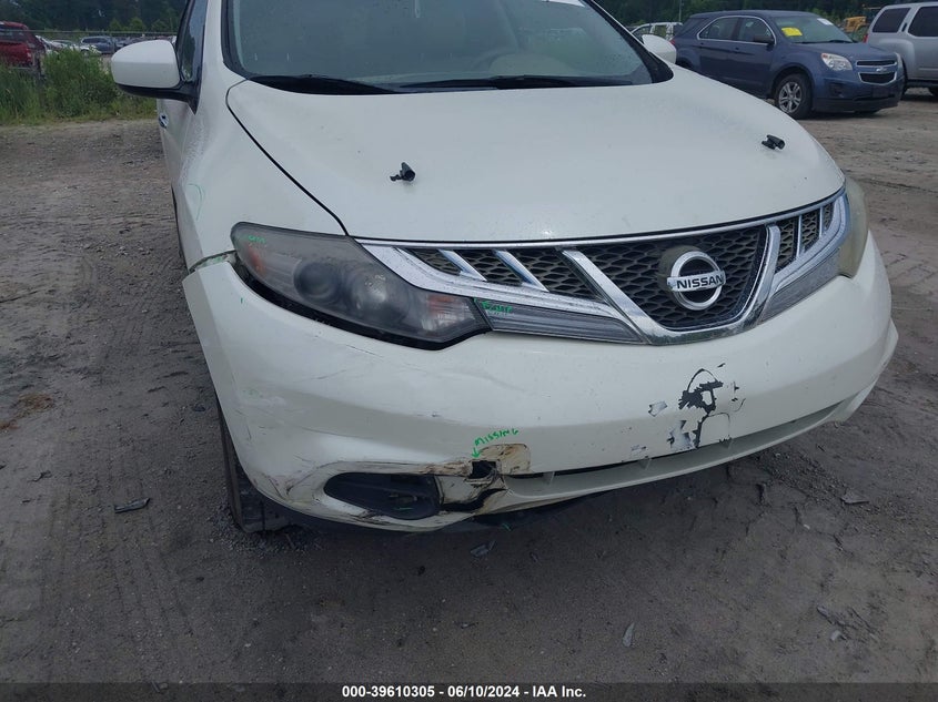 2011 Nissan Murano S VIN: JN8AZ1MU9BW059405 Lot: 39610305