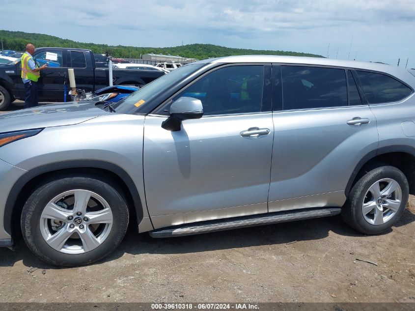 5TDZZRAH0MS078495 2021 Toyota Highlander Le