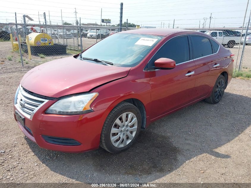 2015 Nissan Sentra Sv VIN: 3N1AB7AP9FL683740 Lot: 39610326