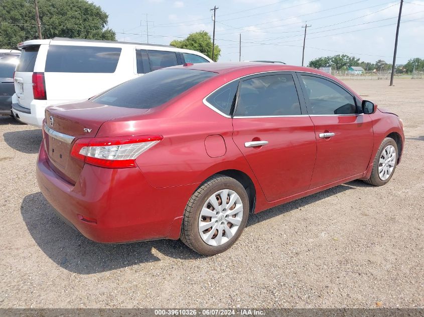 2015 Nissan Sentra Sv VIN: 3N1AB7AP9FL683740 Lot: 39610326