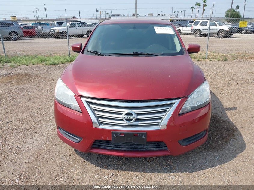 2015 Nissan Sentra Sv VIN: 3N1AB7AP9FL683740 Lot: 39610326