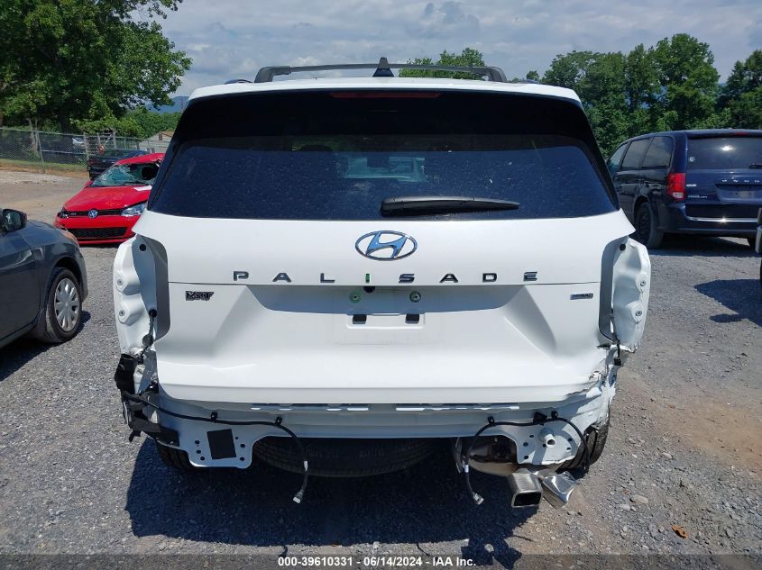 2024 Hyundai Palisade Xrt VIN: KM8R3DGE5RU754729 Lot: 39610331