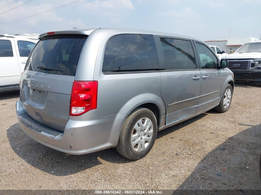 2014 Dodge Grand Caravan Se VIN: 2C4RDGBG7ER130305 Lot: 39610342