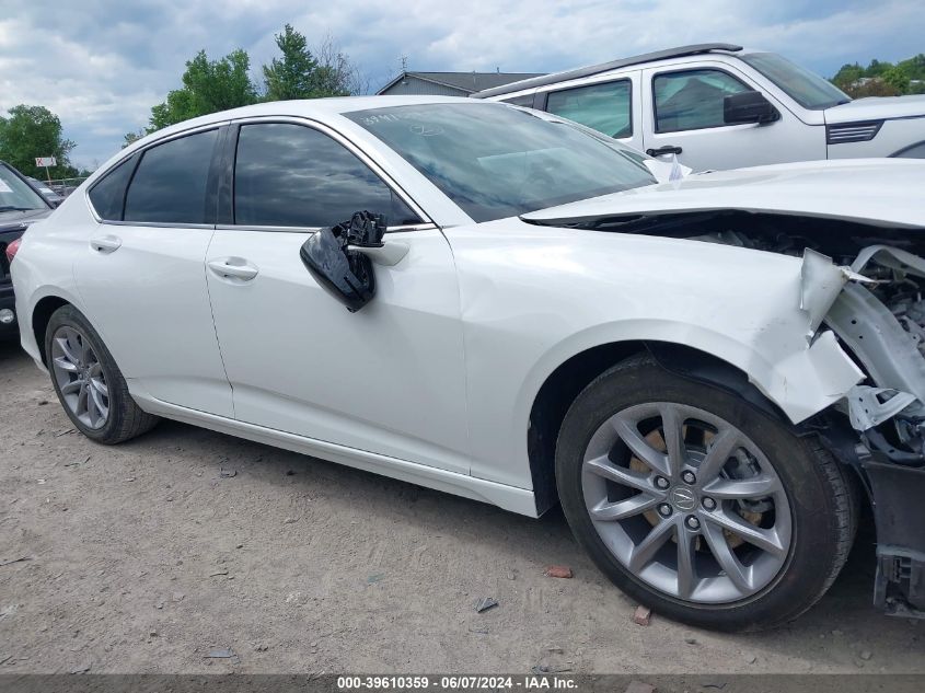 2021 Acura Tlx Standard VIN: 19UUB5F30MA003024 Lot: 39610359