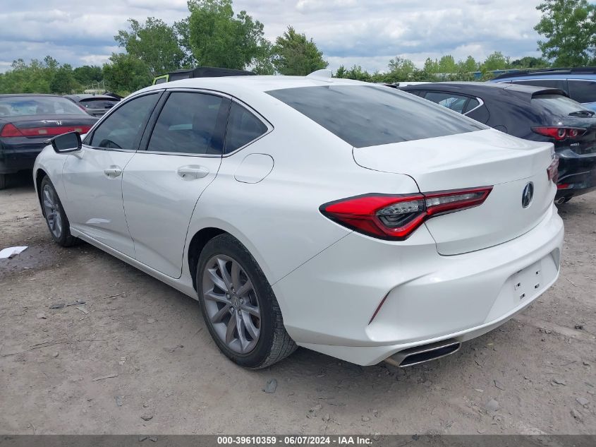 2021 Acura Tlx Standard VIN: 19UUB5F30MA003024 Lot: 39610359