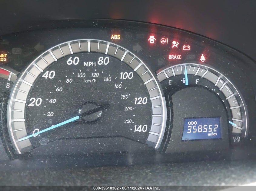 2012 Toyota Camry VIN: 4T1DS1FK2CU198580 Lot: 39610362