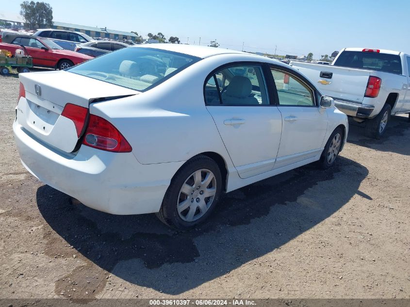 2008 Honda Civic Lx VIN: 1HGFA16528L005101 Lot: 39610397