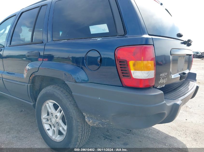 2003 Jeep Grand Cherokee Laredo VIN: 1J4GW48S93C553396 Lot: 39610402