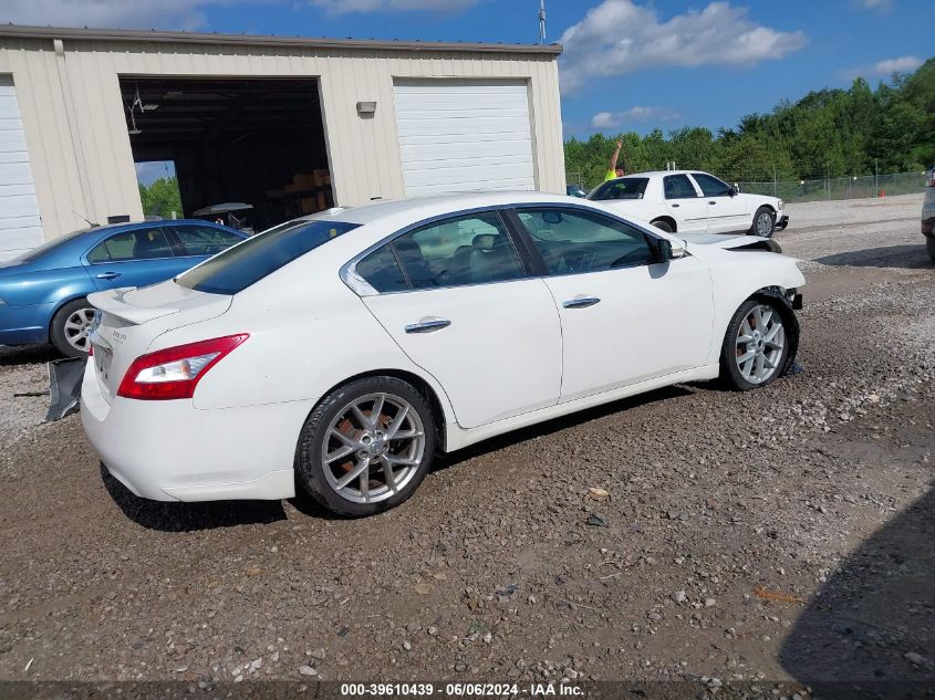 2010 Nissan Maxima 3.5 Sv VIN: 1N4AA5AP4AC800946 Lot: 39610439