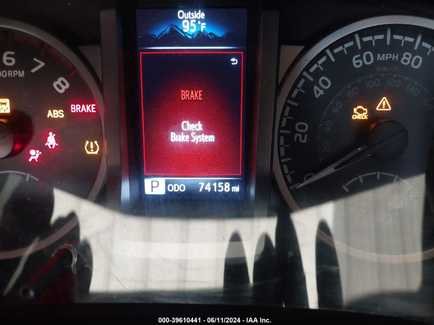 2019 Toyota Tacoma Sr5 VIN: 5TFRX5GN2KX155242 Lot: 39610441