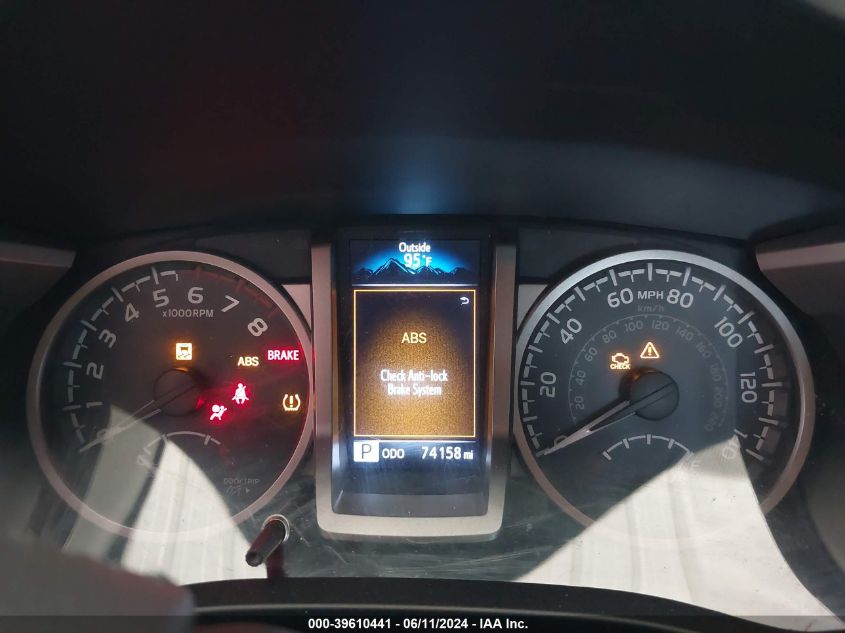 2019 Toyota Tacoma Sr5 VIN: 5TFRX5GN2KX155242 Lot: 39610441