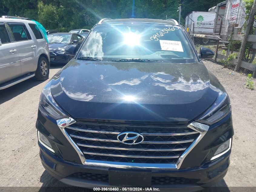 2021 Hyundai Tucson Limited VIN: KM8J3CALXMU307045 Lot: 39610460