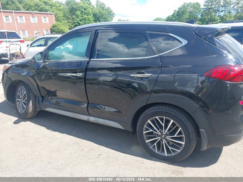 2021 Hyundai Tucson Limited VIN: KM8J3CALXMU307045 Lot: 39610460