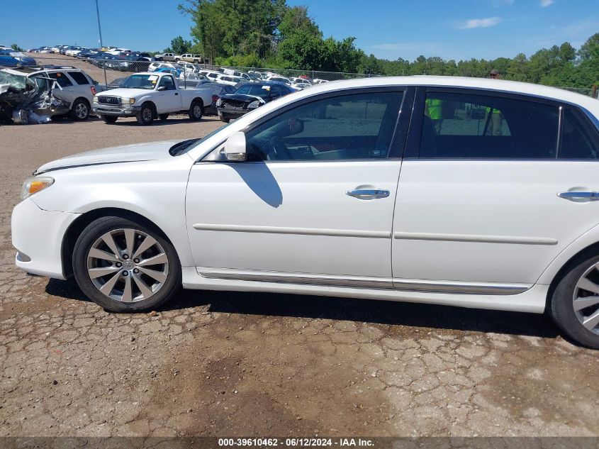 2012 Toyota Avalon Limited VIN: 4T1BK3DB0CU460283 Lot: 39610462