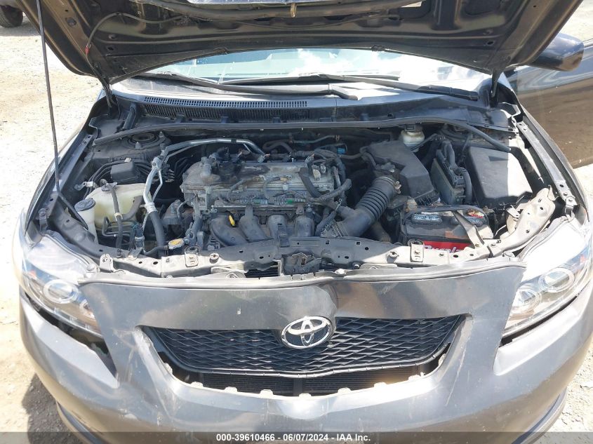 2010 Toyota Corolla Le VIN: 1NXBU4EE4AZ274185 Lot: 39610466