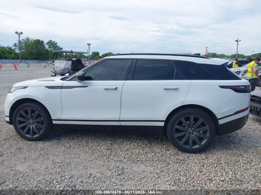 2018 Land Rover Range Rover Velar P250 Hse R-Dynamic VIN: SALYM2RX3JA750595 Lot: 39610478