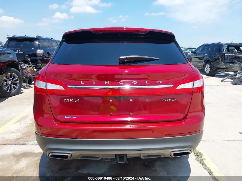 2016 Lincoln Mkx Select VIN: 2LMTJ8KR0GBL37751 Lot: 39610486