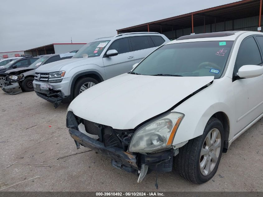 2008 Nissan Maxima 3.5 Sl VIN: 1N4BA41E08C823180 Lot: 39610492