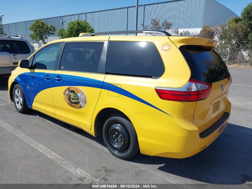 2015 Toyota Sienna Le 8 Passenger VIN: 5TDKK3DC5FS664986 Lot: 39610494