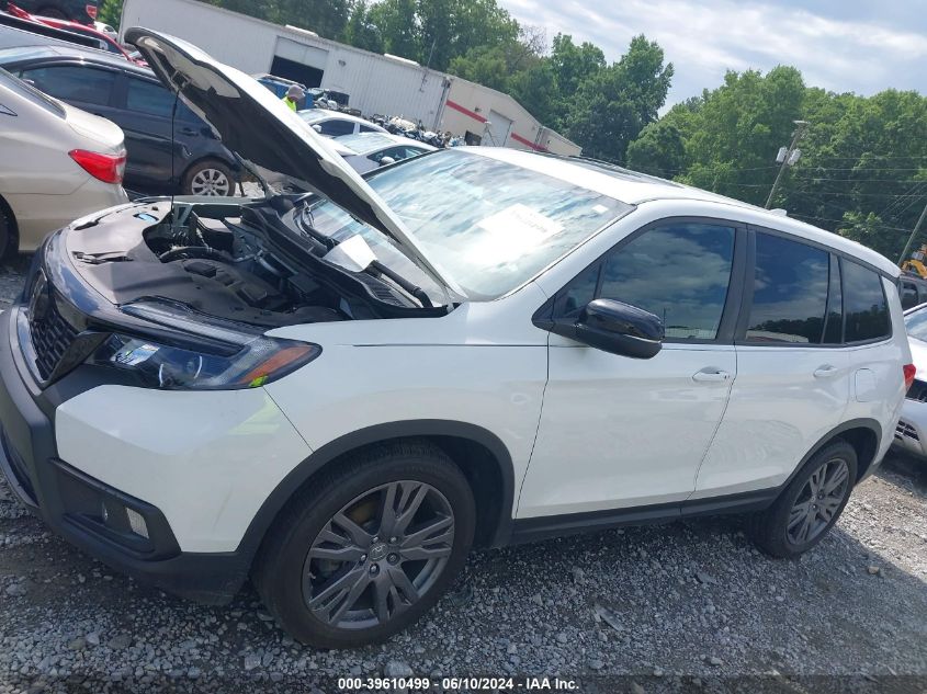 2021 Honda Passport Exl VIN: 5FNYF7H57MB008436 Lot: 39610499