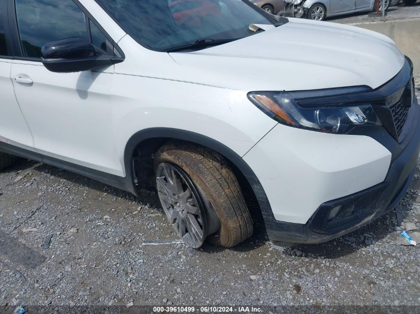 2021 Honda Passport Exl VIN: 5FNYF7H57MB008436 Lot: 39610499