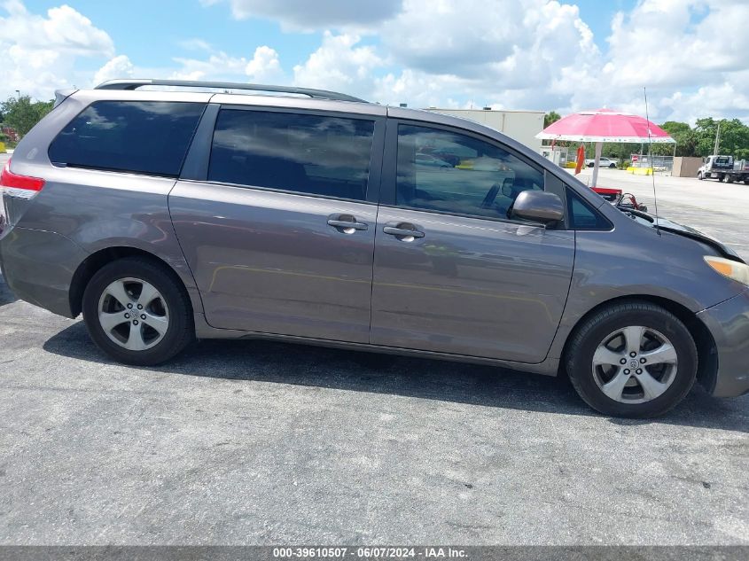 2014 Toyota Sienna Le V6 8 Passenger VIN: 5TDKK3DC6ES507689 Lot: 39610507