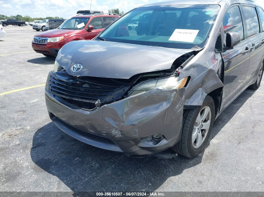 2014 Toyota Sienna Le V6 8 Passenger VIN: 5TDKK3DC6ES507689 Lot: 39610507