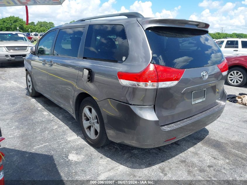 2014 Toyota Sienna Le V6 8 Passenger VIN: 5TDKK3DC6ES507689 Lot: 39610507