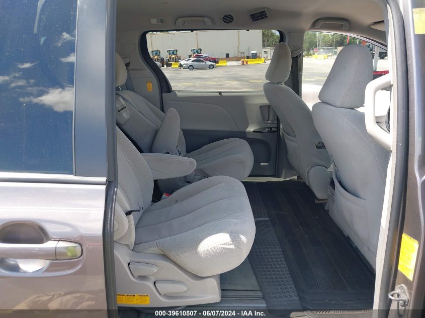 2014 Toyota Sienna Le V6 8 Passenger VIN: 5TDKK3DC6ES507689 Lot: 39610507