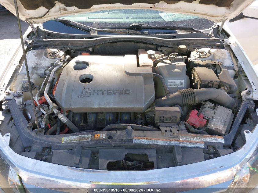 2012 Ford Fusion Hybrid VIN: 3FADP0L32CR199159 Lot: 39610518