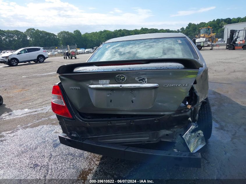 2003 Toyota Camry Le VIN: 4T1BE32K63U654794 Lot: 39610522