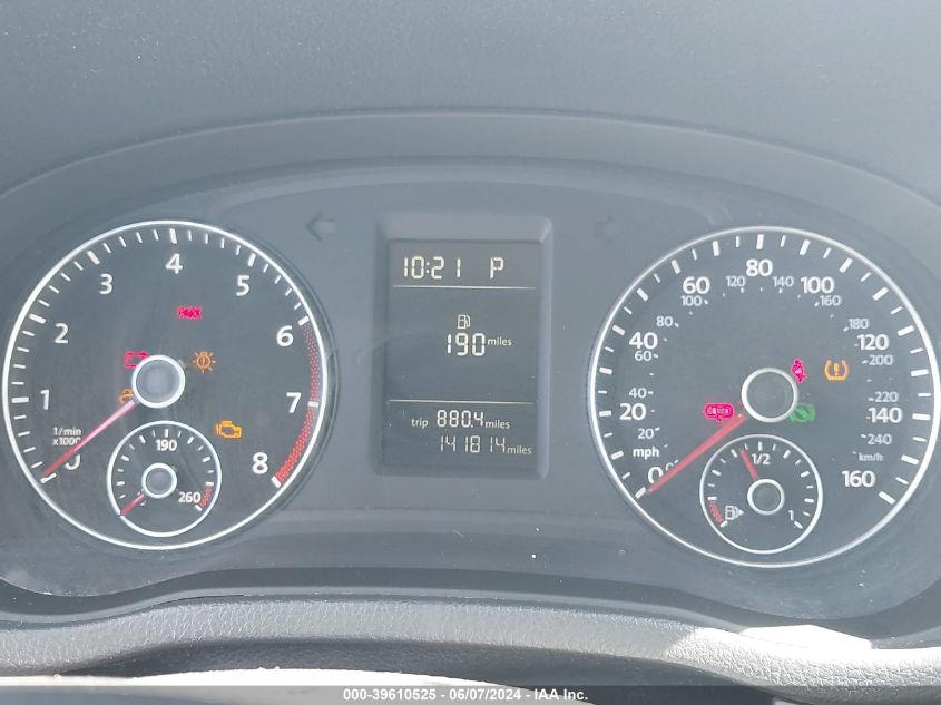 2015 Volkswagen Passat 1.8T Wolfsburg Edition VIN: 1VWAT7A32FC069550 Lot: 39610525