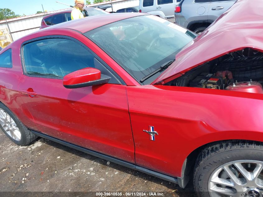 2012 Ford Mustang V6 Premium VIN: 1ZVBP8AM9C5234758 Lot: 39610535