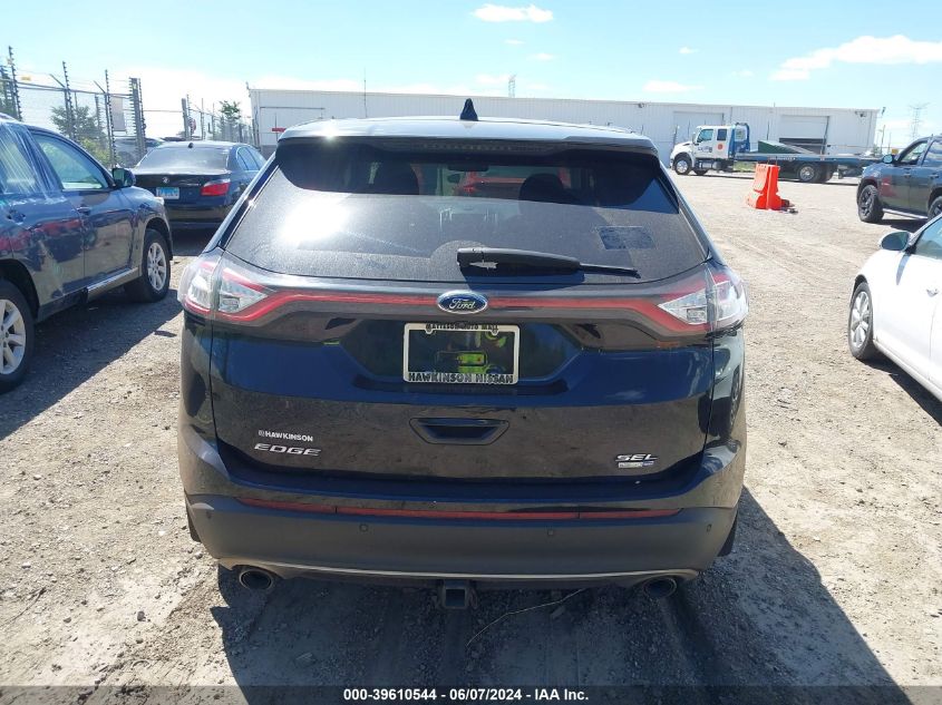 2018 Ford Edge Sel VIN: 2FMPK4J92JBB82177 Lot: 39610544