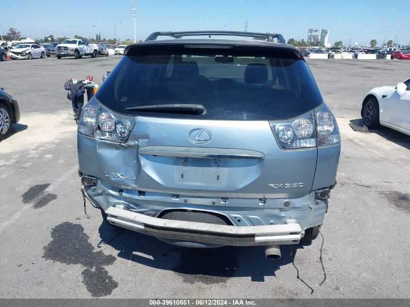 2008 Lexus Rx 350 VIN: JTJGK31U280013918 Lot: 39610551