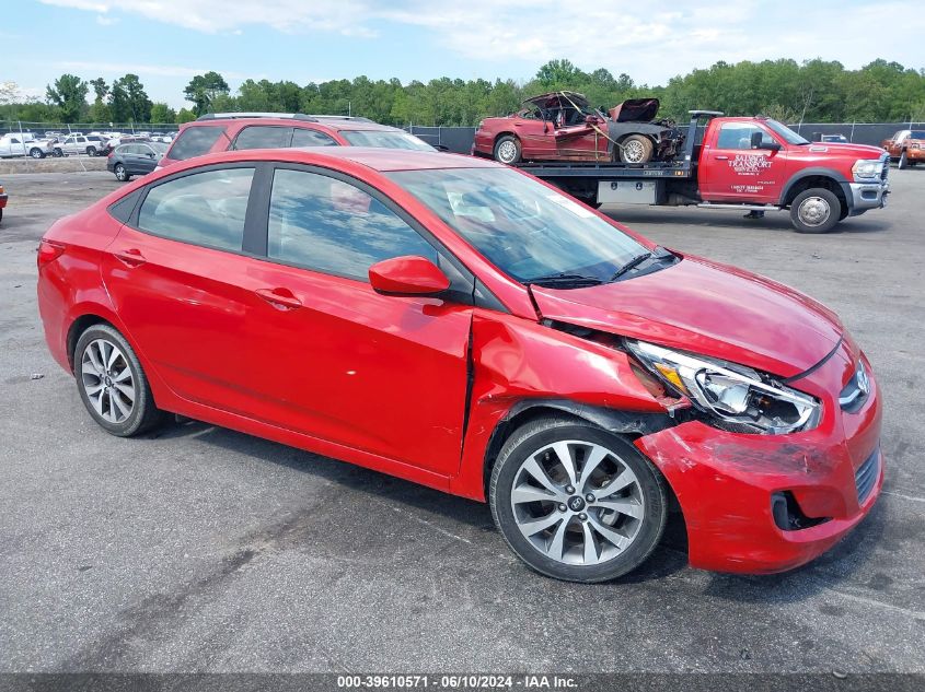 2017 Hyundai Accent Value Edition VIN: KMHCT4AE9HU277624 Lot: 39610571