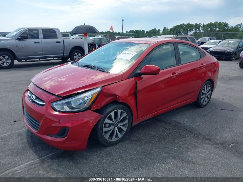 2017 Hyundai Accent Value Edition VIN: KMHCT4AE9HU277624 Lot: 39610571