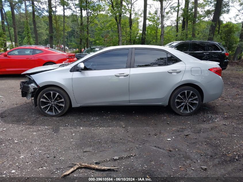 2017 Toyota Corolla Se VIN: 2T1BURHE9HC954586 Lot: 39610584