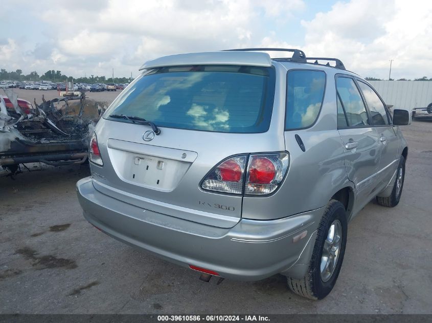 1999 Lexus Rx 300 VIN: JT6GF10U2X0038059 Lot: 39610586