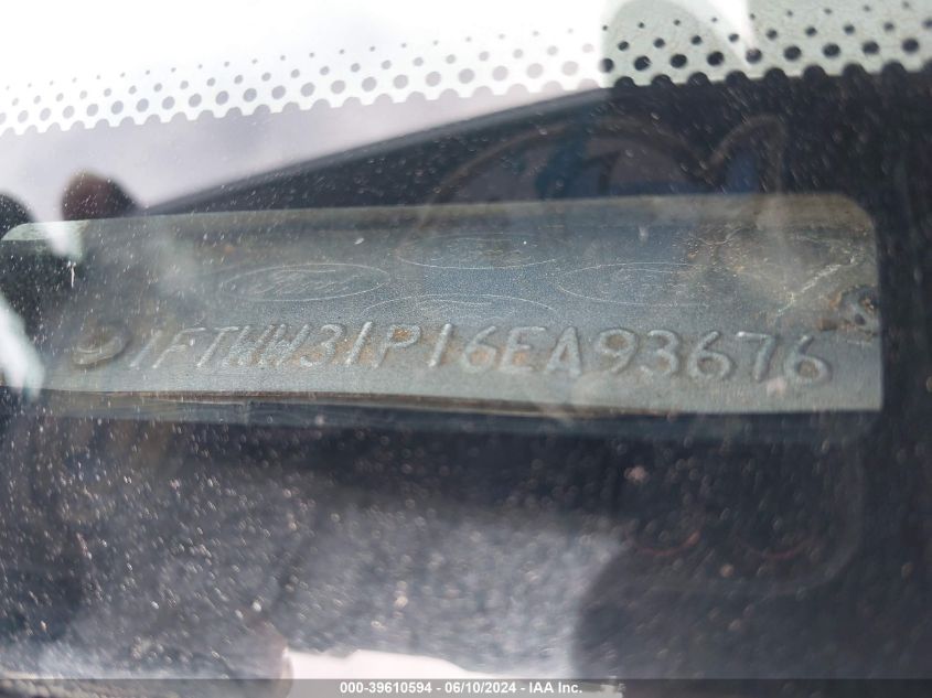 2006 Ford F-350 VIN: 1FTWW31P16EA93676 Lot: 39610594