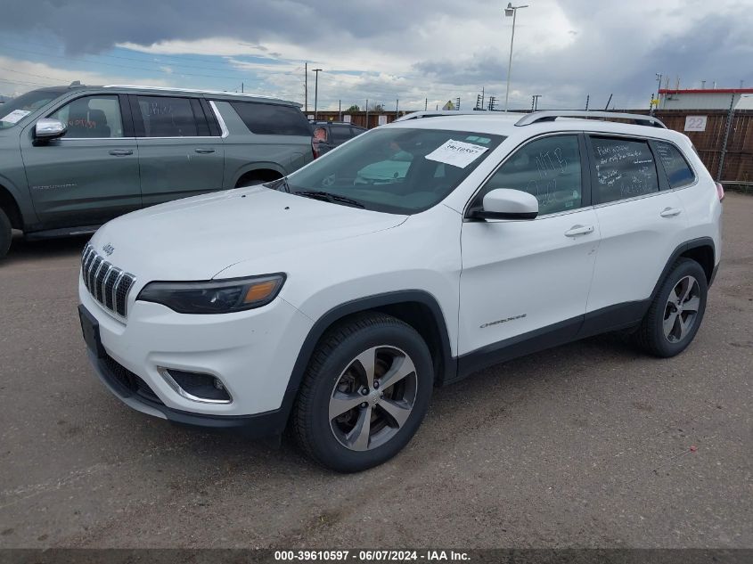 2019 Jeep Cherokee Limited 4X4 VIN: 1C4PJMDX9KD365511 Lot: 39610597