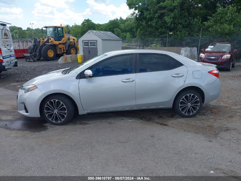 2015 Toyota Corolla S Plus VIN: 2T1BURHE2FC362315 Lot: 39610797