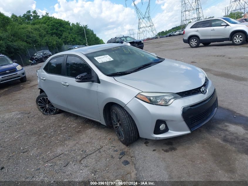 2015 Toyota Corolla S Plus VIN: 2T1BURHE2FC362315 Lot: 39610797