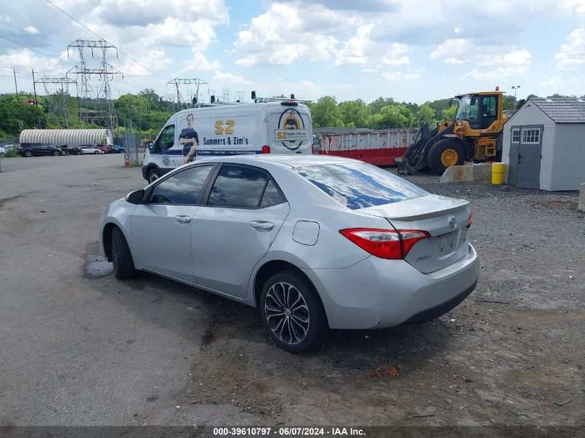 2015 Toyota Corolla S Plus VIN: 2T1BURHE2FC362315 Lot: 39610797