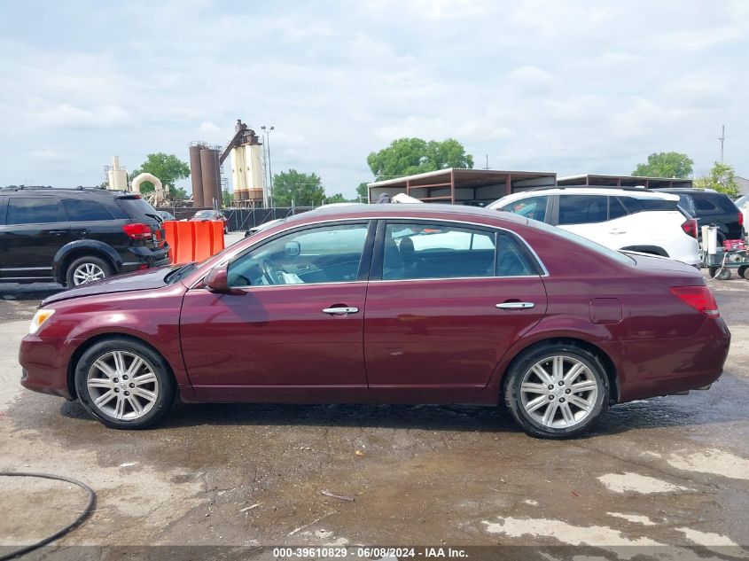 2009 Toyota Avalon Limited VIN: 4T1BK36B79U343662 Lot: 39610829