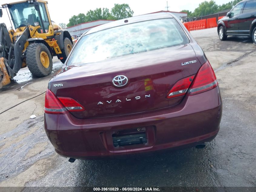 2009 Toyota Avalon Limited VIN: 4T1BK36B79U343662 Lot: 39610829